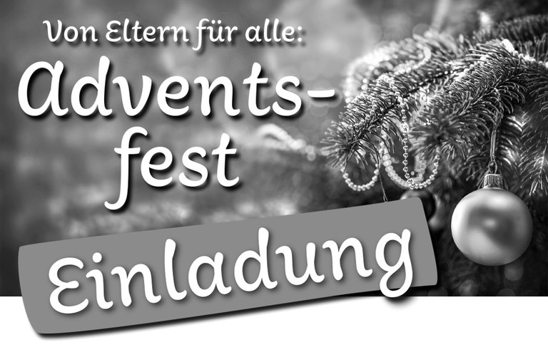 Einladung Adventfest © Elternverein VS Sulz
